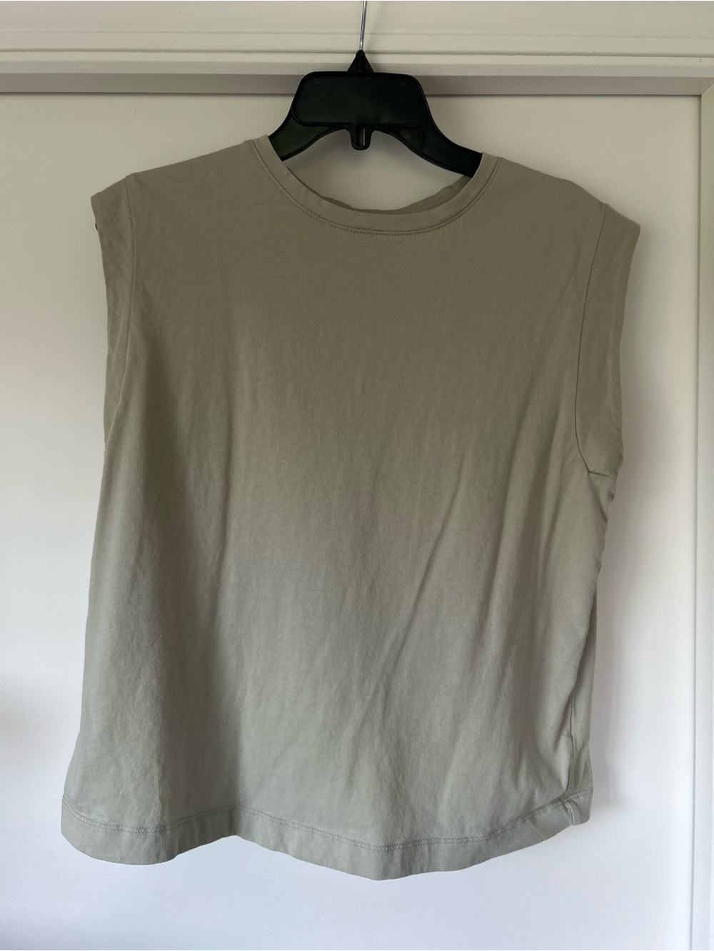 a new day Sleeveless Crewneck Tank Top - Light Sage
